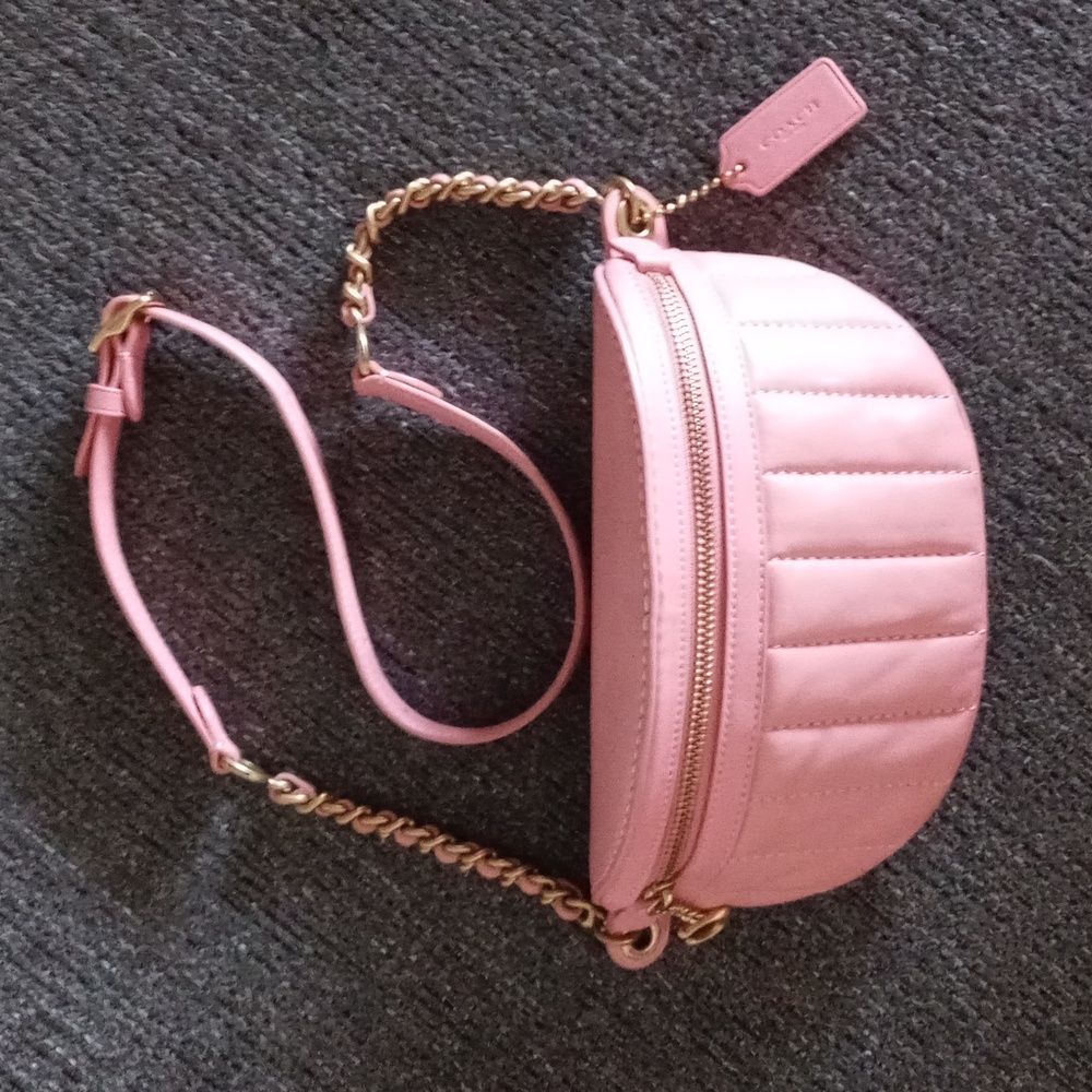 ๐๏ธ ๐HTF Coach๐ - Quilted Chain Belt Bag - Picture 15 of 15